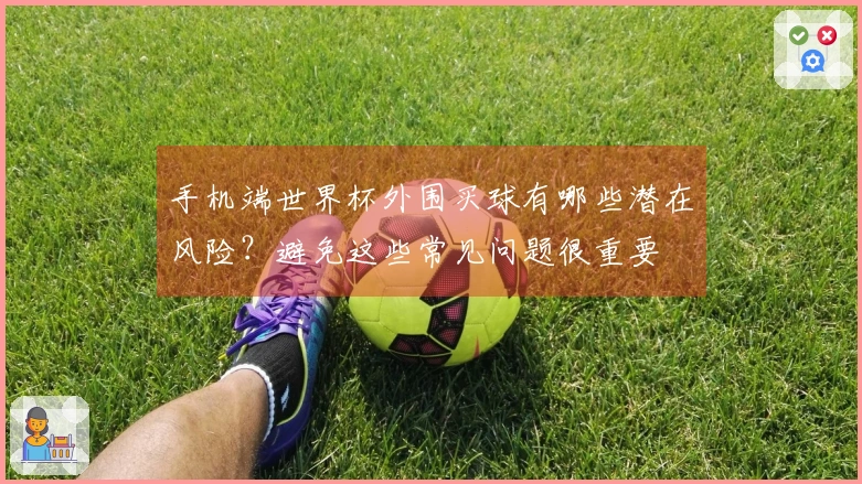 手机端世界杯外围买球有哪些潜在风险？避免这些常见问题很重要